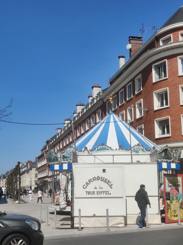 La rue des trois cailloux à Amiens